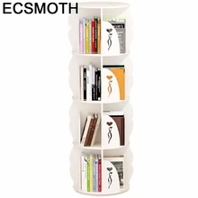 

Display Cabinet Storage Estanteria Libros Legno Rotate Rotatable Modern Rack Home Furniture Libreria Scaffale Book Shelf Case