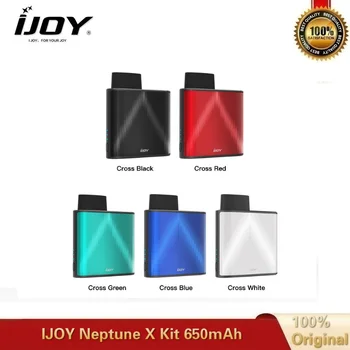 

Original IJOY Neptune X Pod Vape Kit 1.8ml Pod with 650mAh Battery 14W Electronic Cigarette Vaporizer Compatible with Neptune