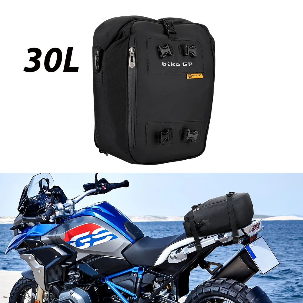 Motorcycle Saddle Bags Waterproof Tail Bag Multi-function Backpack 30L Universal For MT07 MT09 R1 R3 R1200GS F800GS |