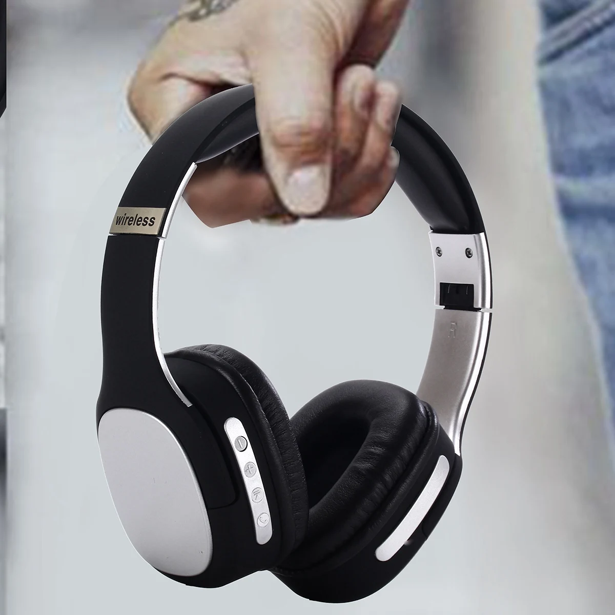 Portable Wireless Bluetooth Headphones Stereo Headset Adjustable Gaming Earphones Sport Bluetooth Headset EK MH3