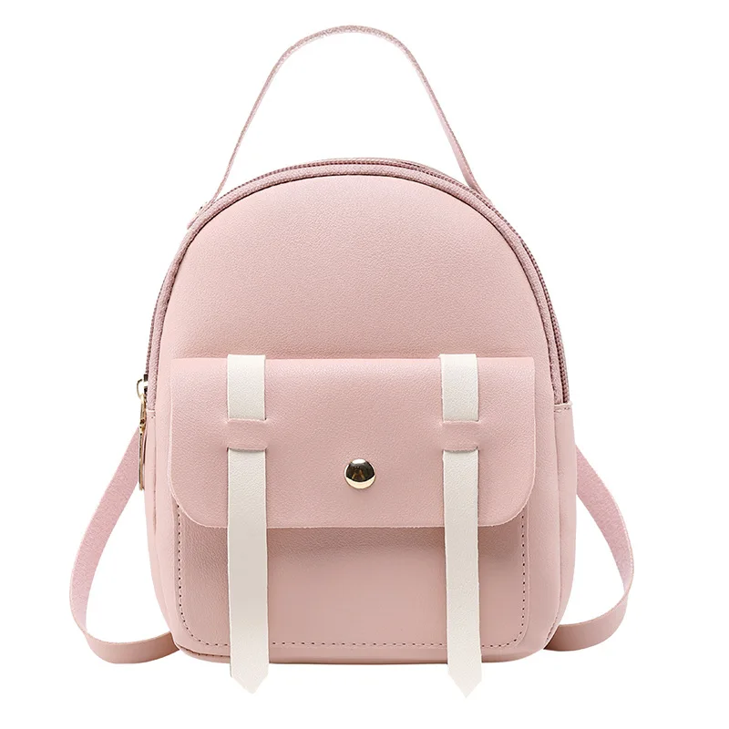 

New Designer Fashion Women Backpack Mini Soft Touch Multi-Function Small Backpack Female Ladies Shoulder Bag Girl Purse