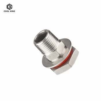 

1/4” 3/8” 1/2'' BSP Homebrew Hardware Kettle/Keg Weldless Bulkhead 304 Stainless Steel Fitting DN8 DN10 DN15