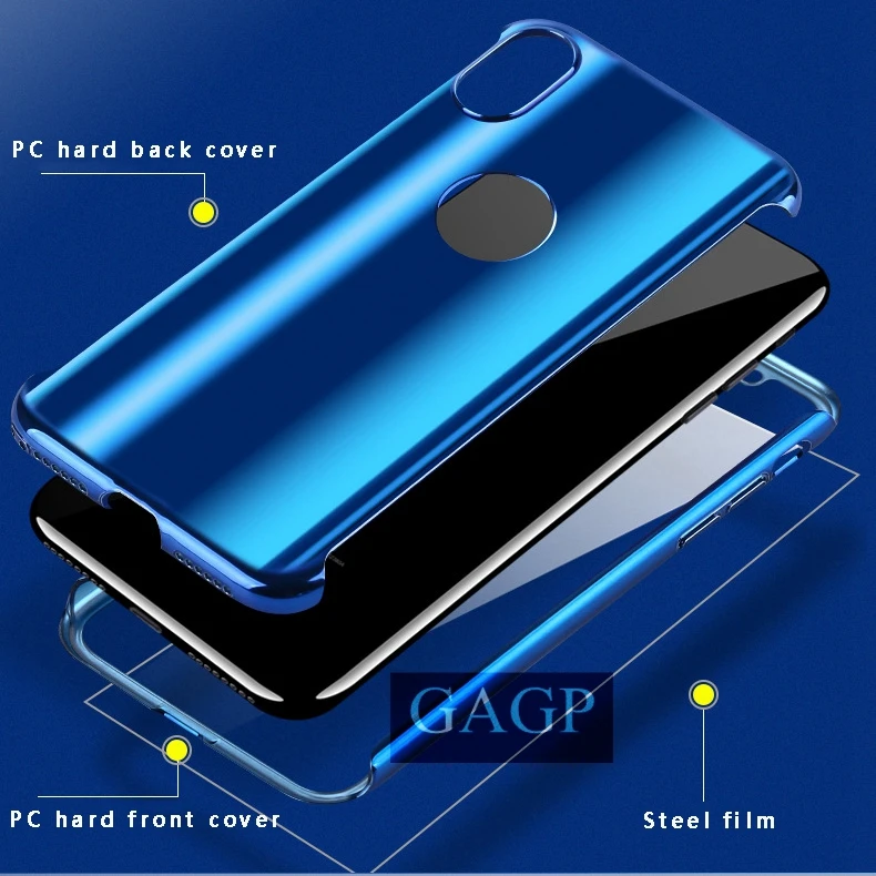 360 блестящий чехол для iphone XS Max X 6 6S plus XR 8 7 Plus 5S 5 SE Samsung S8 S9 Note 9 Note9 чехлы|case for iphone|case