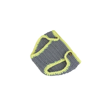 

Handmade Knitted Crochet Knight Suit Newborn Photography Props Baby Clothes H55B