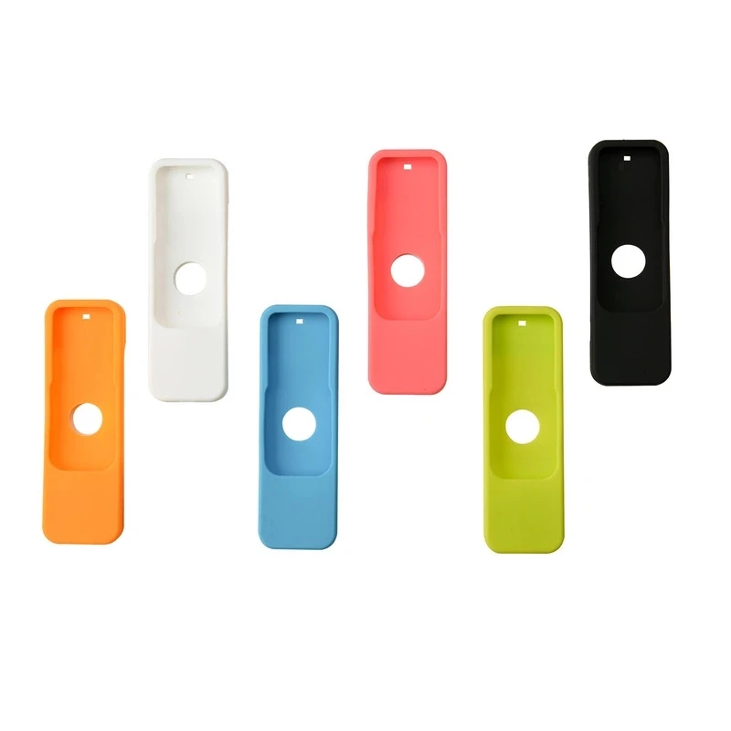 Funda protectora de silicona para Apple TV 4, colorida, a prueba de polvo, impermeable, anticaída, 1 Uds.