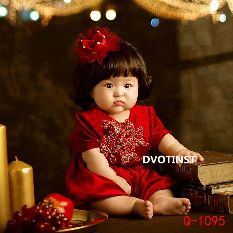 Dvotinst/Одежда для маленьких девочек и мальчиков; костюм для фотосессии; милые наряды; комплект одежды с платьем в стиле капота; одежда для фотосессии в студии для младенцев