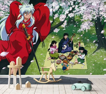 

[Self-Adhesive] 3D Inuyasha 248 Japan Anime Wall Paper mural Wall Print Decal Wall Murals Belly