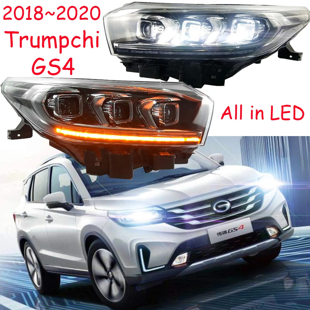 1 шт. 2018 ~ 2020y автомобиля bupmer головной светильник для Trumpchi GS4 автомобильные