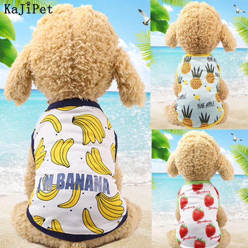 

Fruit Dog Clothes For Small Dogs Tshirt Cute Pet Clothes Dogs Pets Clothing Chihuahua Vest Pet Dog Clothes For Small Dogs Summer