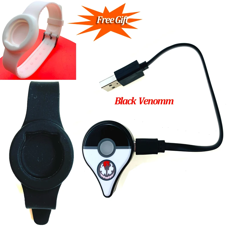 Black Venomm Автоматическая ловля для kingd Pokemon Go Plus Bluetooth браслет устройство с перезаряжаемой батареей для Pokemongo plus+ подарок - Цвет: Black Venomm