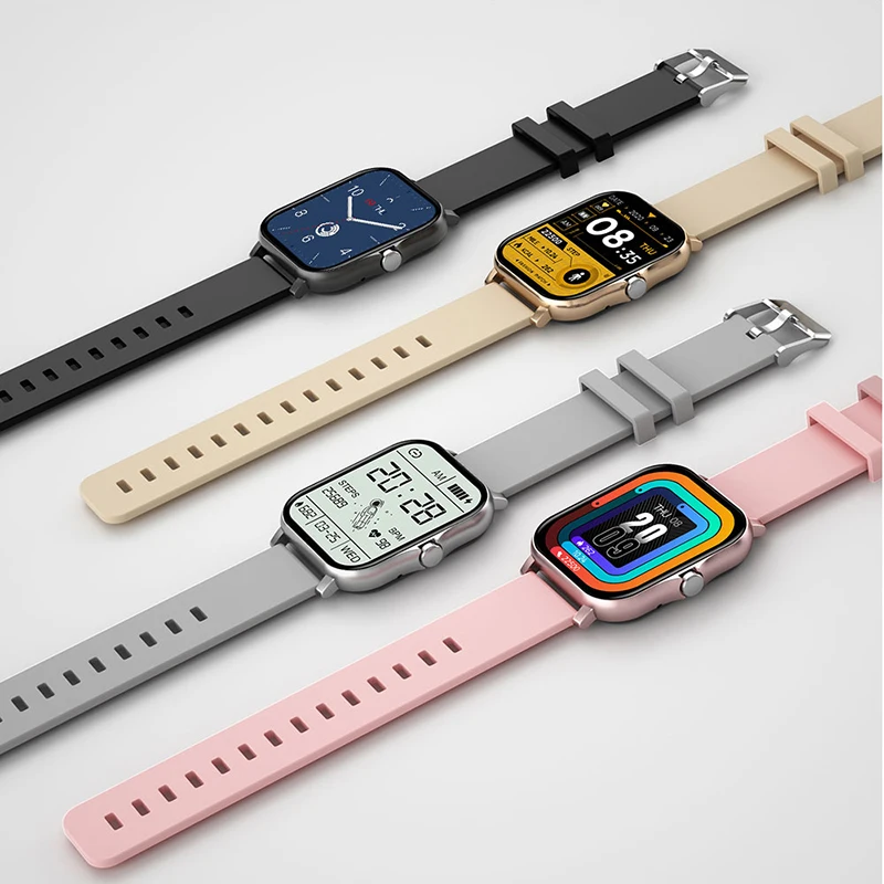 LIGE 1.69 Inch Smartwatch Men All Touch Multi-Sport Waterproof Mode With Smart Watch Women Heart Rate Monitor For iOS Android