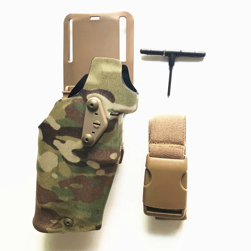 Тактическая кобура для пистолета TMC X300 светильник совместима с G17/18 держателем QL