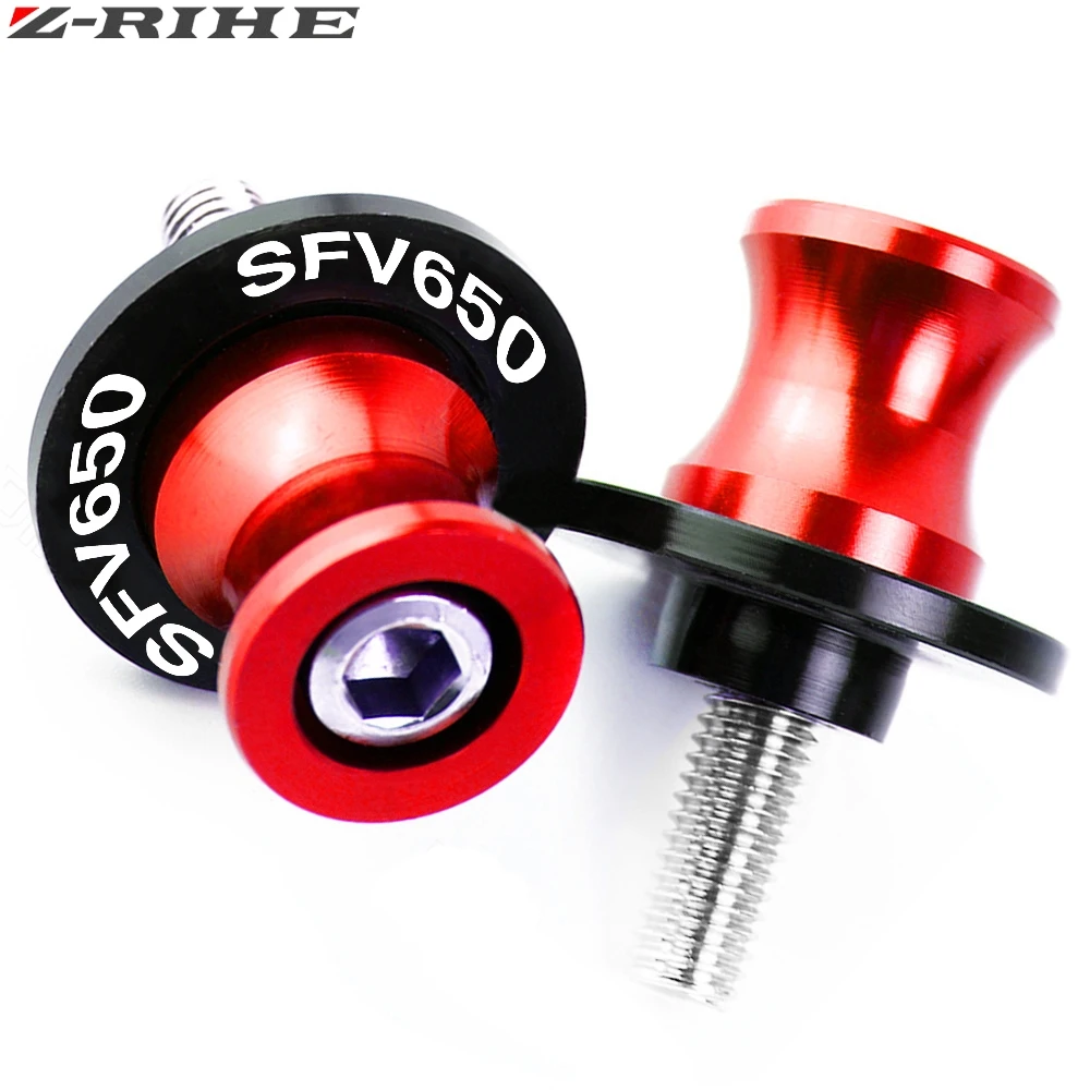

Motorcycle Accessories CNC Aluminum Swingarm Spools Slider Stand Screws 8mm For SUZUKI SFV650 Gladius SFV 650 2009 2010-2013