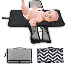 Новинка, 3 в 1, водонепроницаемая Пеленка, пеленка, для детей, чистая, ручная, складная, сумка для подгузников, для путешествий, многофункциональная, переносная, пеленка, чехол, коврик