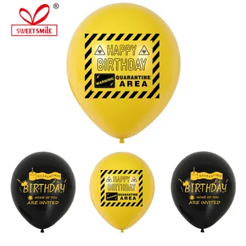 

12inch Virus Theme Birthday Decoration Latex Balloons Baby Shower Gifts Ballon Quarantine Wedding Anniversaire Party Supplies
