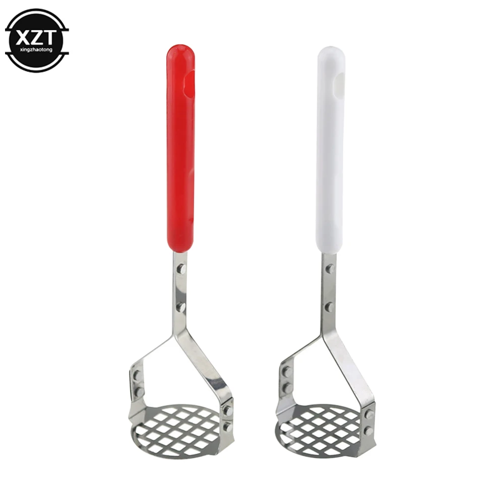 Potato Masher Stainless Steel Pressed Potato Ricer Puree Juice Maker Pusher Smooth Mashed Potatoes Crusher Fruit Kitchenware