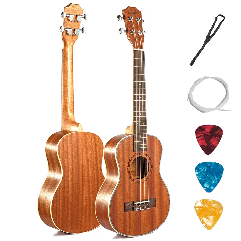 Ukulele Acoustic Electric Soprano Concert Tenor 21 23 26 Inch Guitar 4
