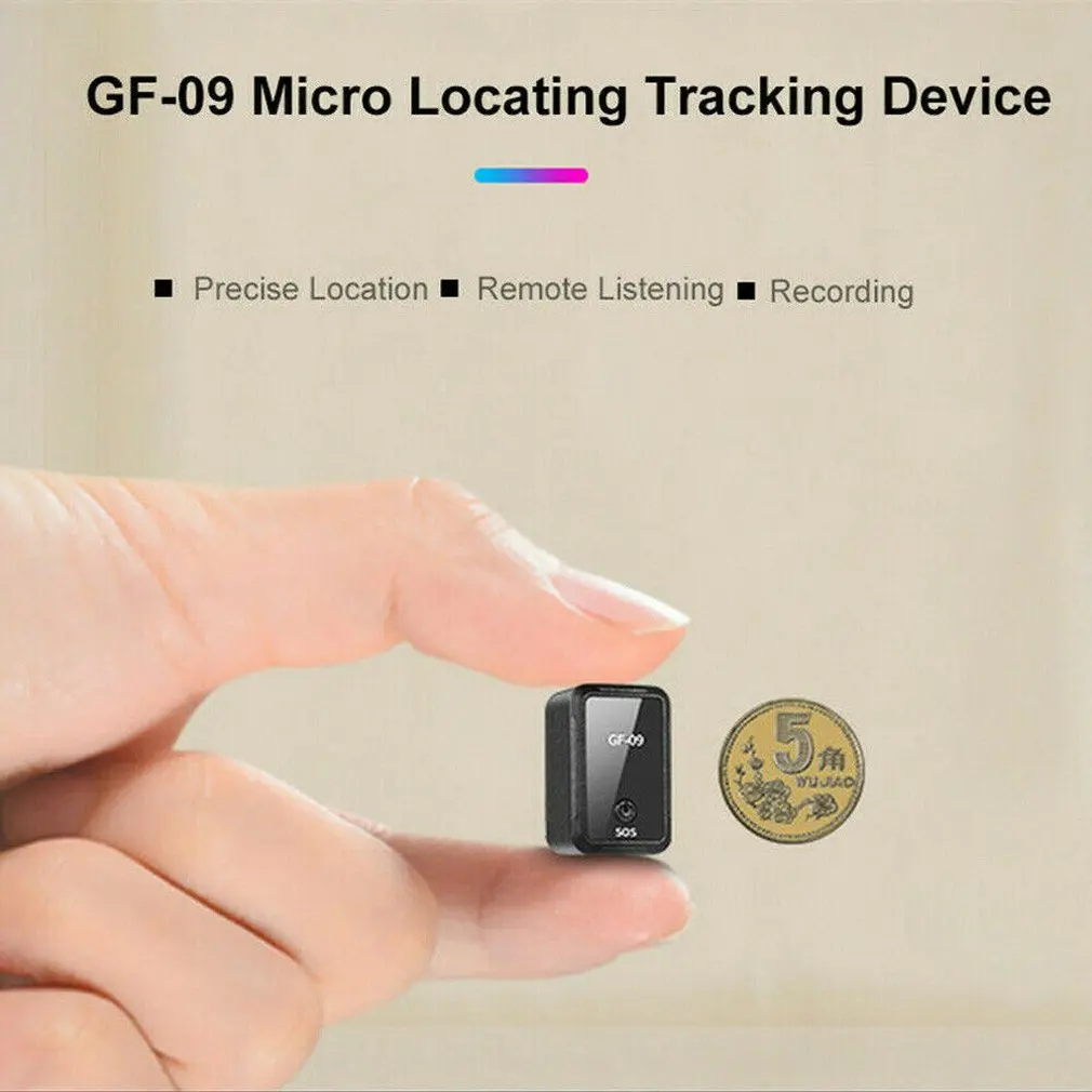 GF09 маленький размер микро Магнитный трекер анти-потеря gps локатор WiFi+ управление приложением Адсорбция оборудование для слежения в реальном времени