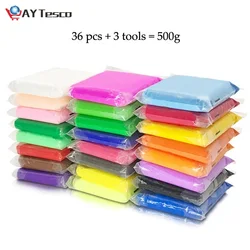 500 g/set super leve argila sliming macio macio macio plasticina brinquedo modelagem argila playdough brinquedos diy criativo ar argila seca presente do miúdo