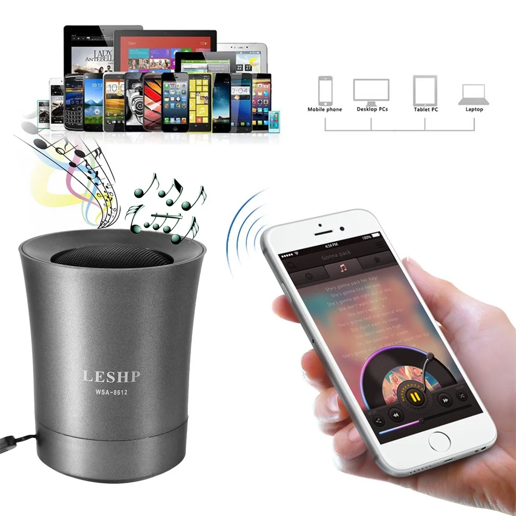Bluetooth динамик мини беспроводной громкий динамик трещины светодиодный TF USB Сабвуфер bluetooth динамик s mp3 стерео аудио музыкальный плеер Горячая