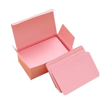 

100 memory cards Blank DIY graffiti word cards net Small memo pad blocks Memorandum note Blank word cards