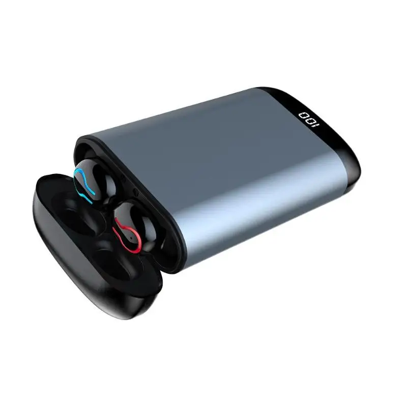 Q66 TWS Беспроводные Bluetooth 5,0 наушники мини наушники гарнитура с микрофоном зарядная коробка левый и правый канал разделение Hifi Звук