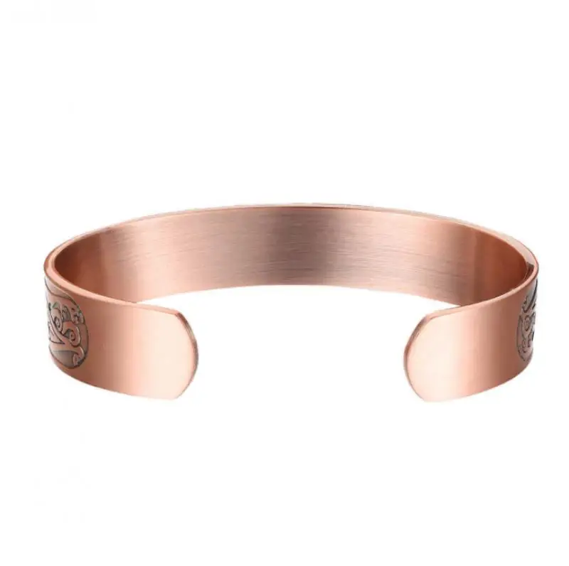 Rose gold bangle bracelet for men women party