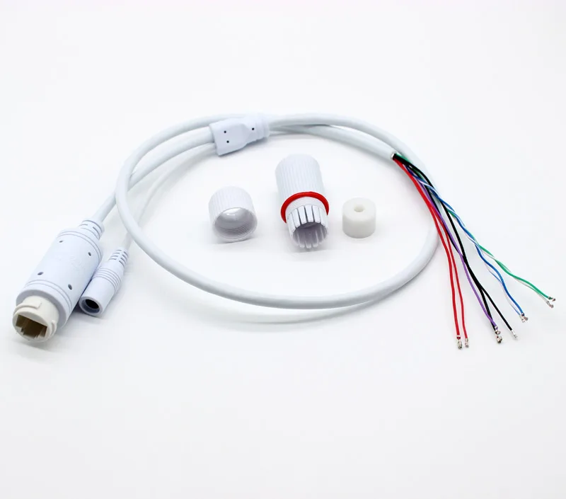 X 2 шт. встроенный 48 В POE Модуль видеонаблюдения конечный кабель LAN Power over Ethernet Lan RJ45