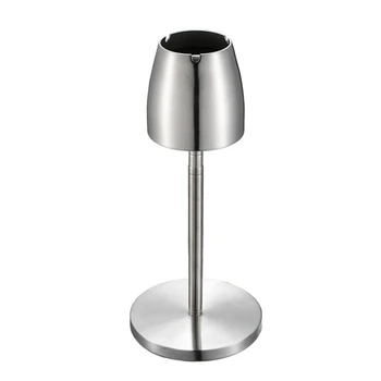 

ELEG-Stainless Steel Telescopic Ashtray Floor Standing Ash Tray Ashtray Portable Metal Large Windproof Ashtray Smoking Accessori