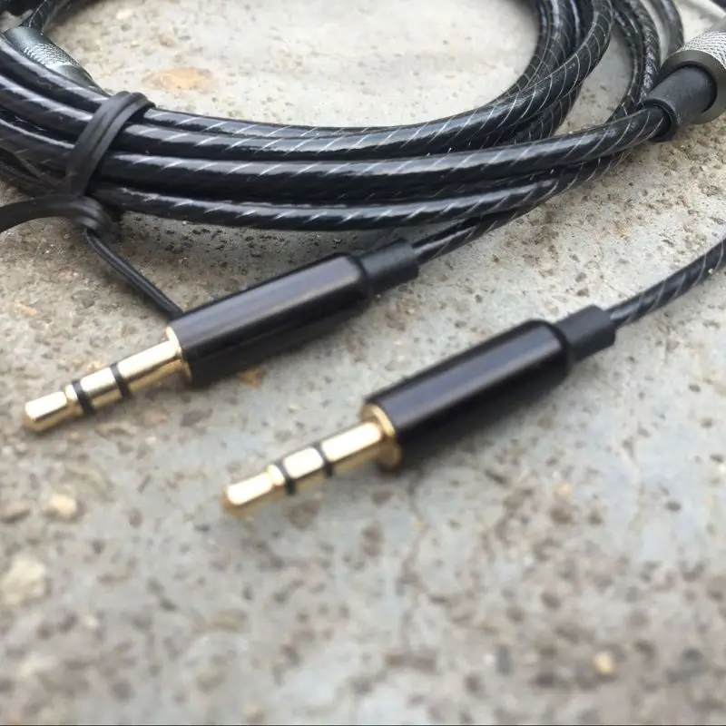 Premium Flexural Replacement 1.2m Audio Cable with Mic