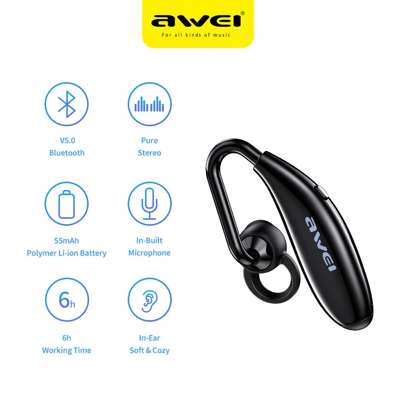 wireless earbuds with volume control and mic