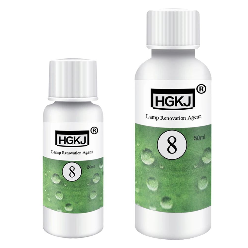 HGKJ-8 автомобилей головной светильник чистящую жидкость ремонт жидкости моющее средство автомобильный светильник очиститель для шлифовки автомобилей Ремонт 20/50 мл