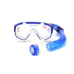 Детская профессиональная маска для подводного плавания и сноркелей, противотуманные очки, очки для дайвинга, плавания, легкие дыхательные