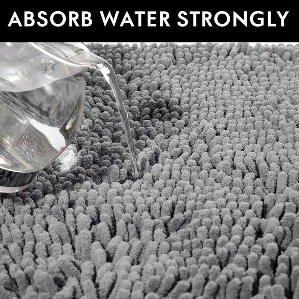 Cabilock 1Pc 50x80CM Classic Geometric Pattern Floor Mat Bathroom Anti-Slip Cushion Eco-Friendly Water Absorbing Foot Carpet Door Pad for Home Hotel Grey Cabilock 1Pc 50x80CM Classic Geometric Pattern Floor Mat Bathroom Anti-Slip Cushion Eco-Friendly Water Absorbing Foot Carpet Door Pad for Home Hotel Grey