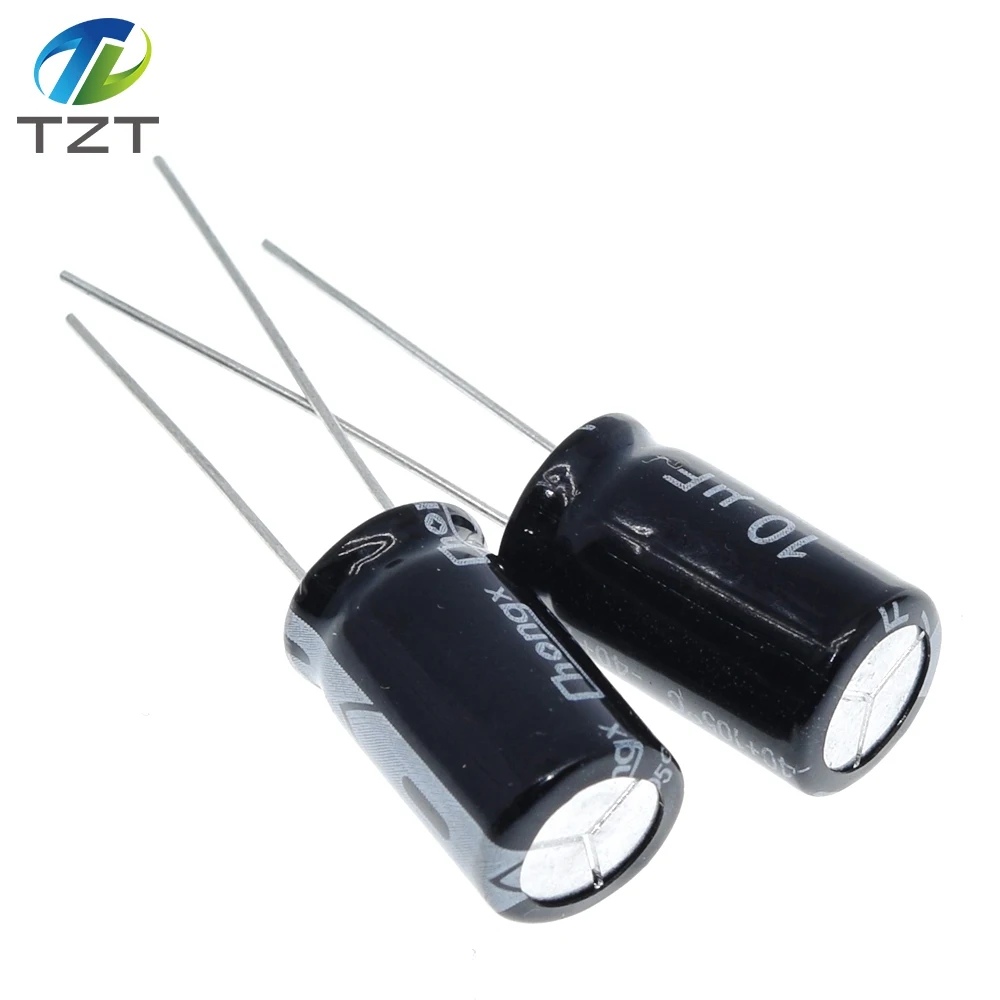 10PCS 400V10UF 10*17mm 10UF 400V 10*17 Electrolytic capacitor electrolytic capacitor aluminum electrolytic capacitor