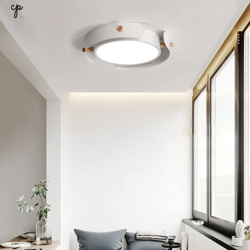 Nordic Style Led Ceiling Lamp Household Energysaving Circular Lamp