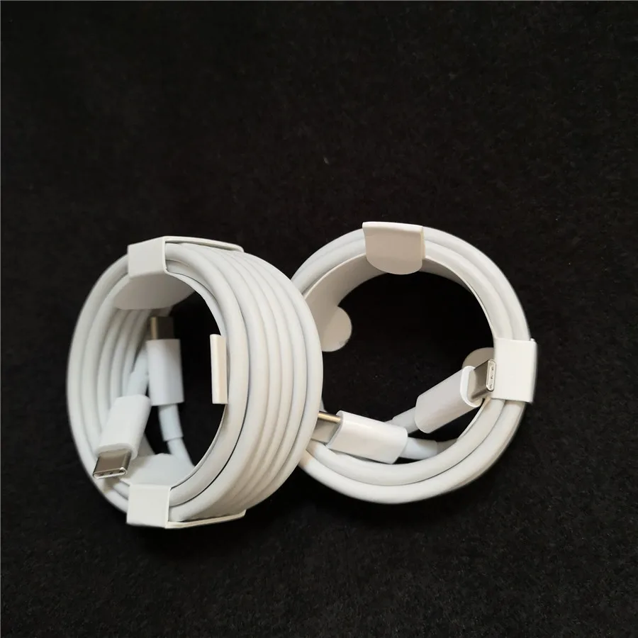 50 шт. USB c 2 м/6 футов зарядный кабель для передачи данных двойной тип c зарядный кабель для Macbook huawei samsung xiaomi в розничной упаковке