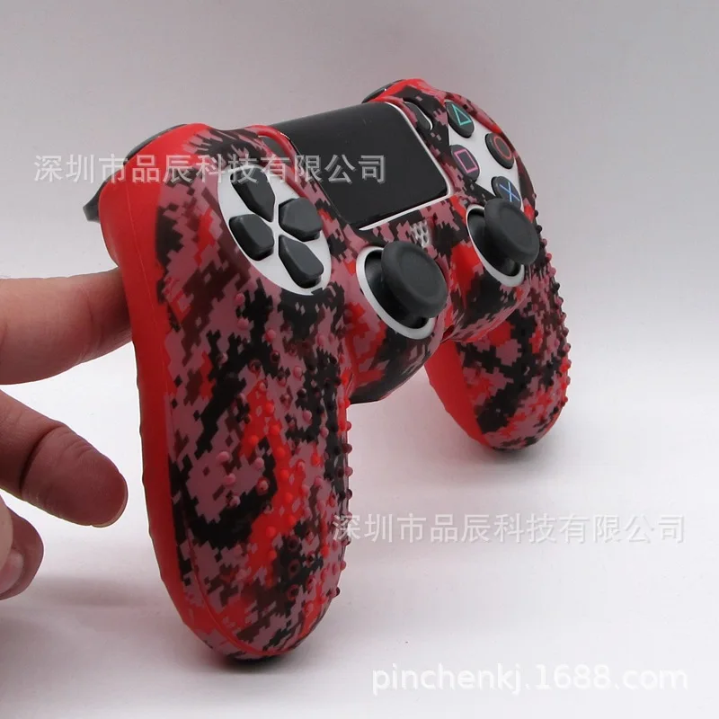 PS4 ручка силиконовый чехол PS4 с Bump Защитный Чехол камуфляж PS4 Slim Pro Digital Small Square Points