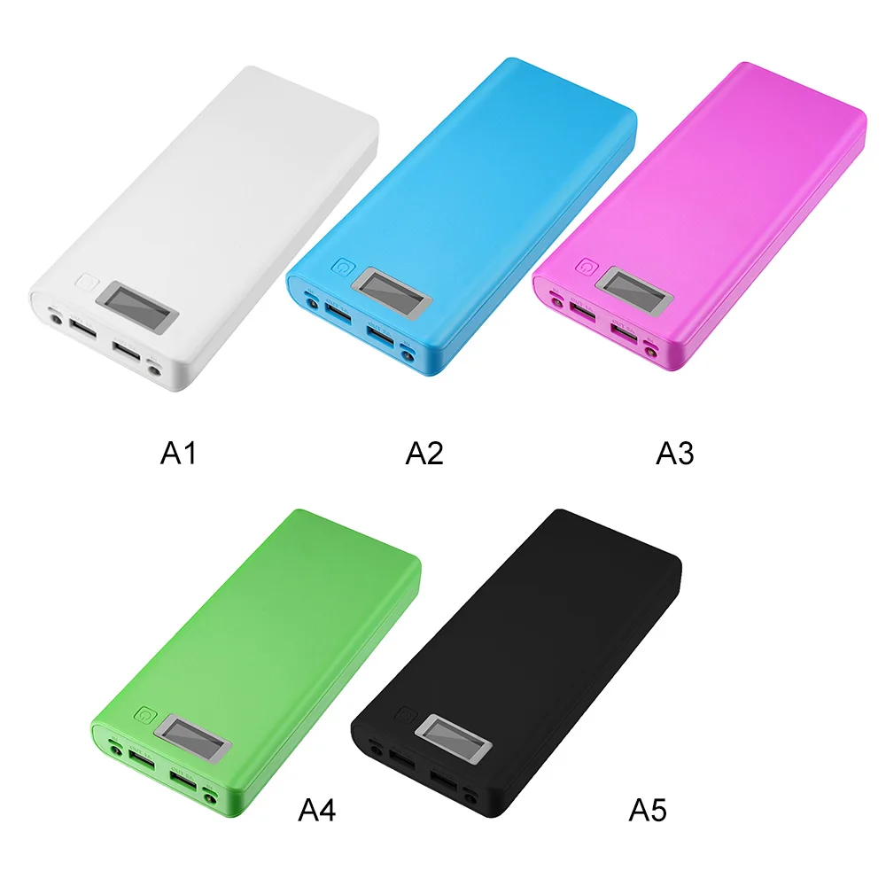 Внешний аккумулятор с двумя USB портами 5 В 8*18650|Зарядные устройства| |