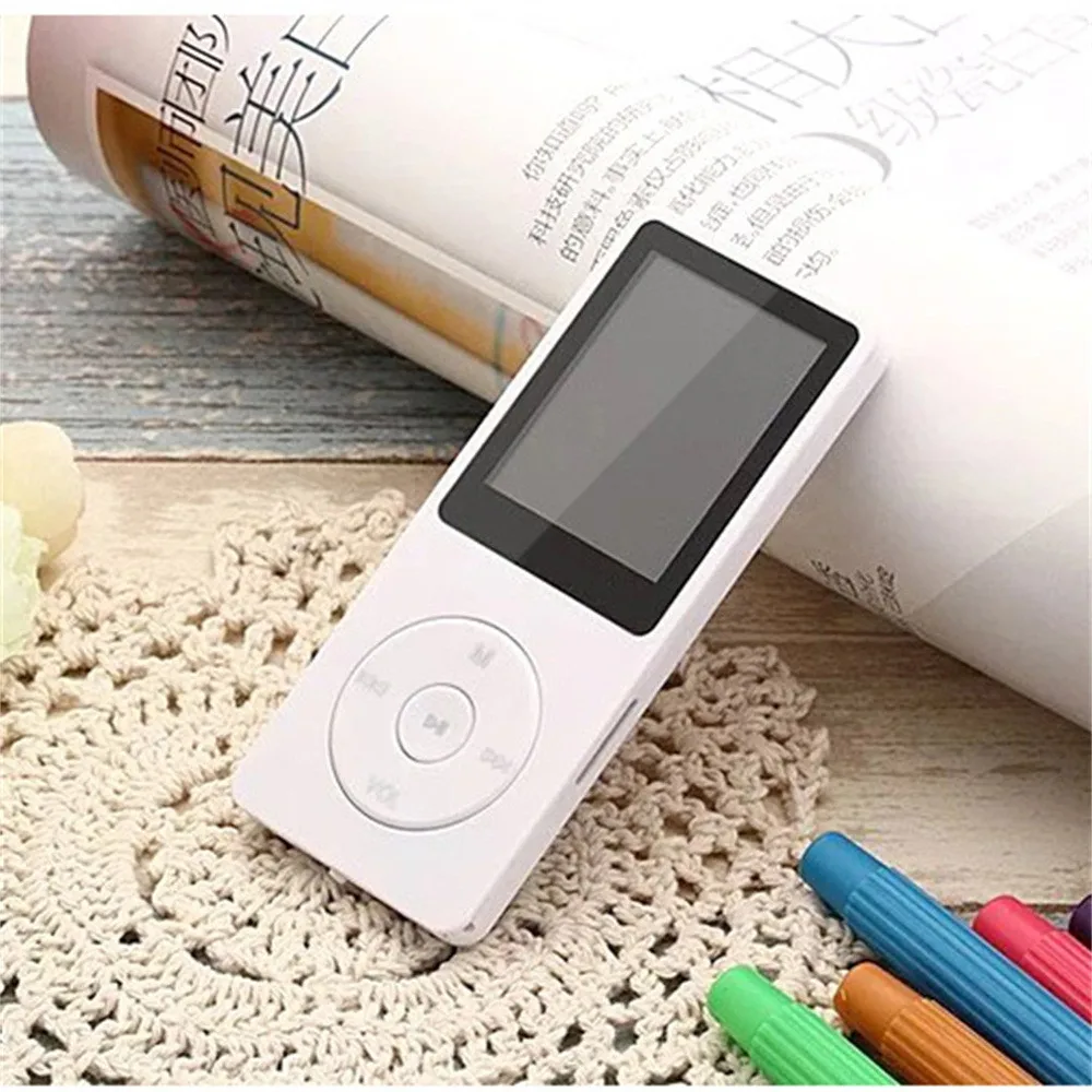 Mp3-плеер без потерь Звук Hi-Fi музыкальный плеер FM рекордер TF карта+ чехол 70 часов воспроизведения для спорта и вождения до 128 ГБ# G1 - Цвет: White