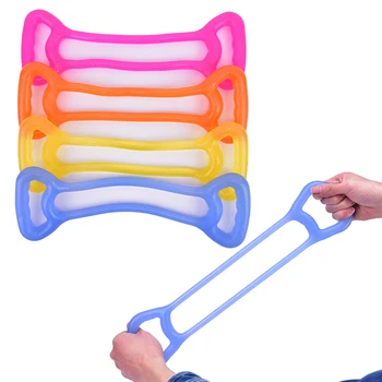 

1PC Silicone Yoga Slimming Chest Expander Fitness Elastic Resistance Band