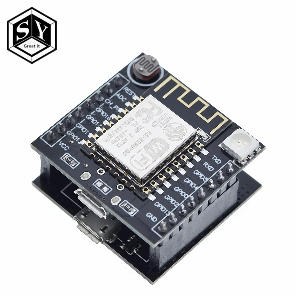 ESP8266 ESP 12F серийный Wi Fi модуль мини макетная плата для Arduin Nodemcu CH340 Micro USB Ard Witty