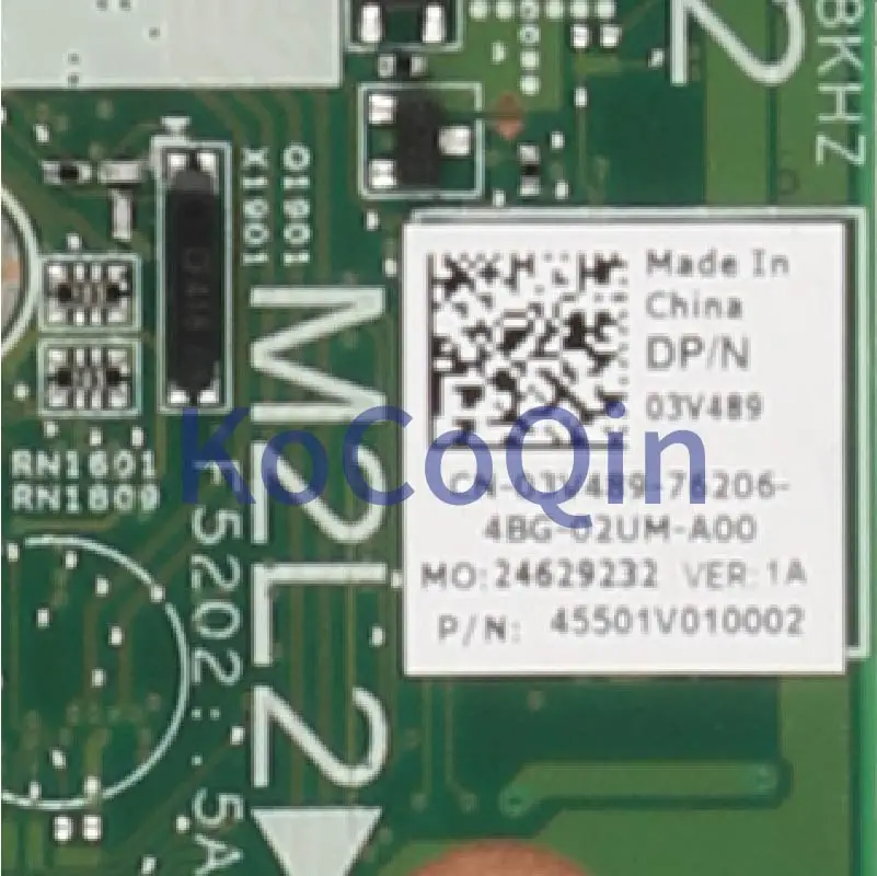 para Dell Inspiron 13 3147 3148 7347 7348 7352 Notebook Mainboard Cn03v489 03v489 133211 I54210u Sr1ef Ddr3 Laptop Motherboard - Imagem 3