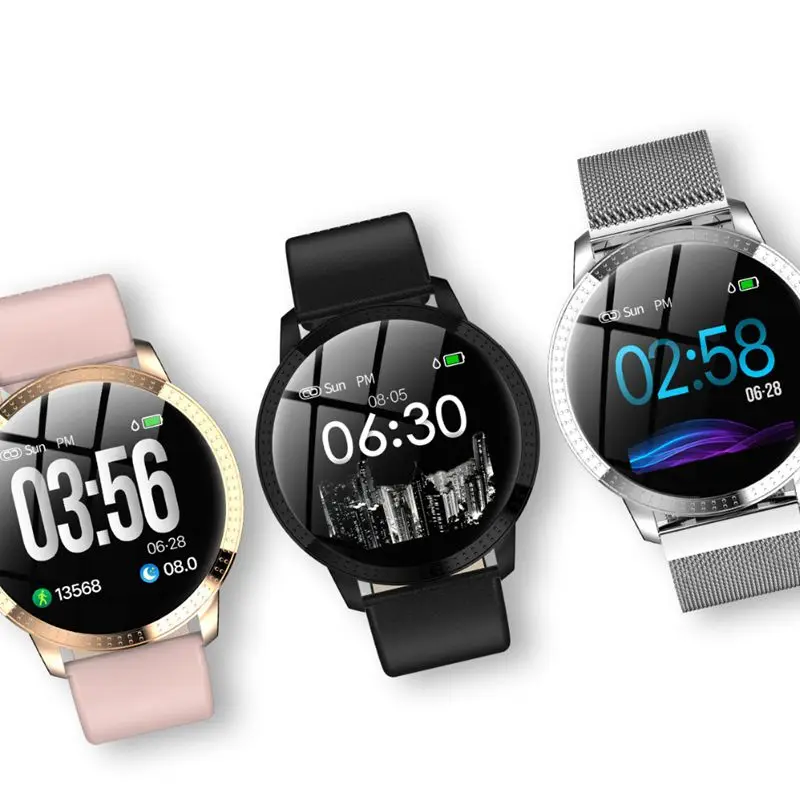 Smart Watch Women Fitness Tracker Men Blood Pressure Monitoring Metal Starp 1.22 Inch Multi Sport Modes Bracelet PK IWO 8 | Электроника