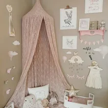 INS, новое красивое подвесное детское постельное белье, сетка для кроватки, кружевная москитная сетка, покрывало, занавеска, Детская игровая палатка, домашний декор
