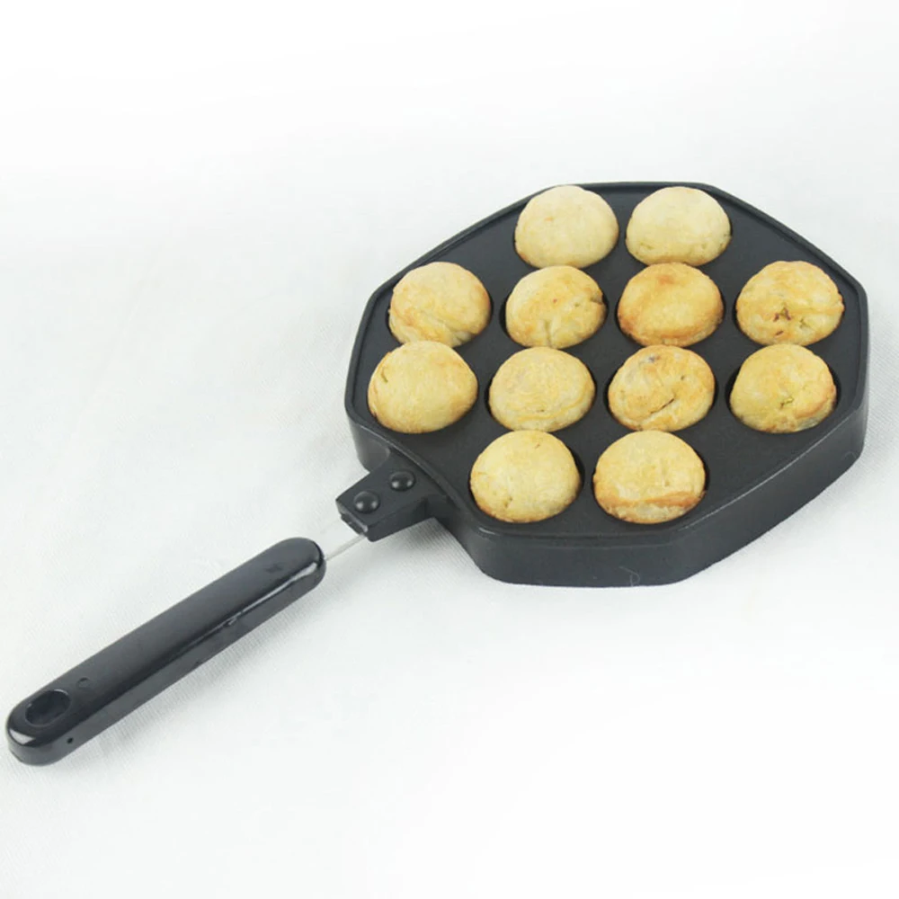 2 Molds Taiyaki Fish Shaped Octopus Balls Waffle Pan Non-stick Cake Bake Bakeware DIY Kitchen Tools Dessert Cooking Pan Plate