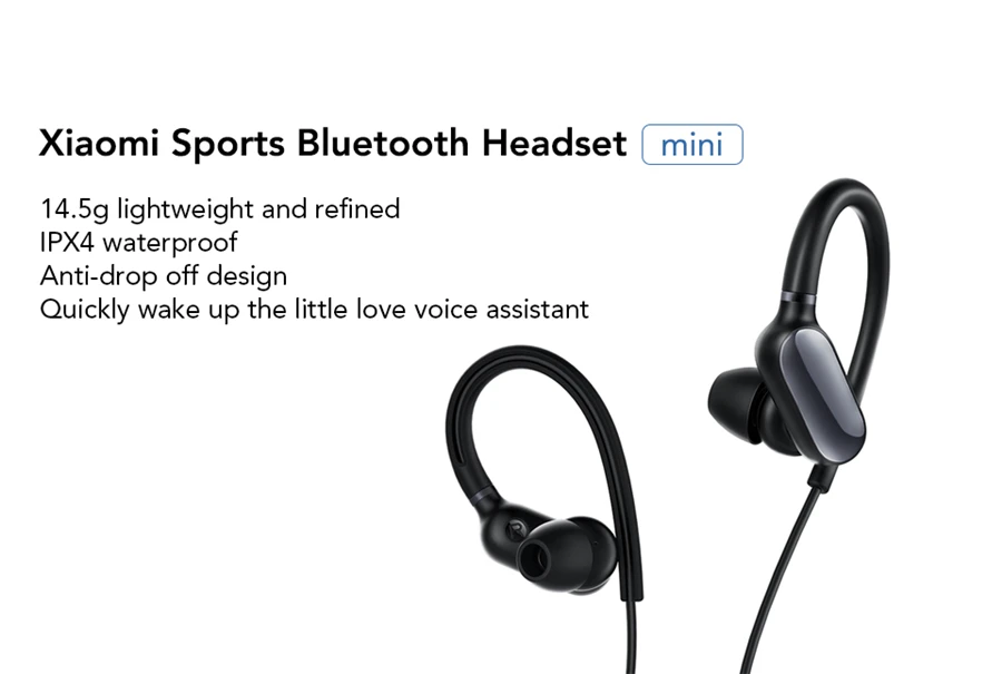 Оригинальные Xiaomi mi спортивные Bluetooth наушники mi ni Youth стерео гарнитура водонепроницаемые беспроводные наушники вкладыши Наушники с mi c