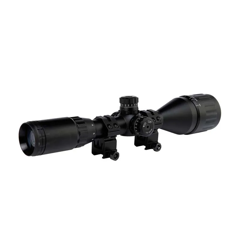 1 Компактный 3-9X50AOL прицел с красным зеленым Mil точка сетка Riflescopes Охота - Цвет: 1