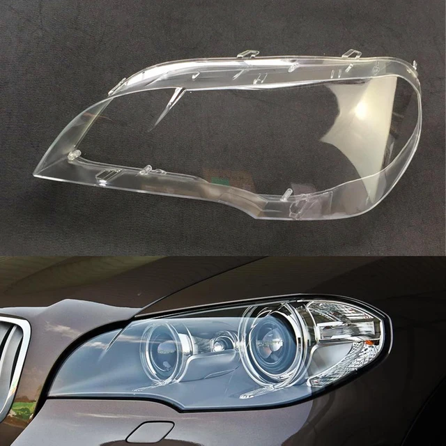 Headlight Lens For Bmw X5 E70 2008 ~ 2013 Headlamp Cover Car 
