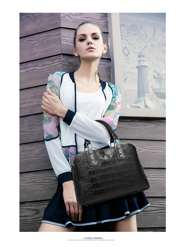 Осенне-зимние дизайнерские женские сумки под крокодиловую кожу, верхняя оболочка для переноса OL, сумка-тоут, модные коричневые сумки через плечо